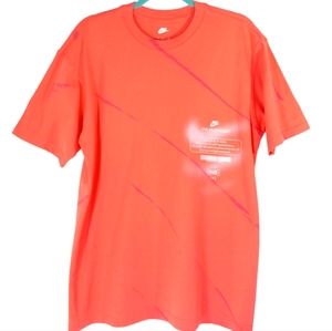 NIKE PHYS. ENLIGHTMENT Light Orange Short Sleeve Tee-Shirt SZ Small